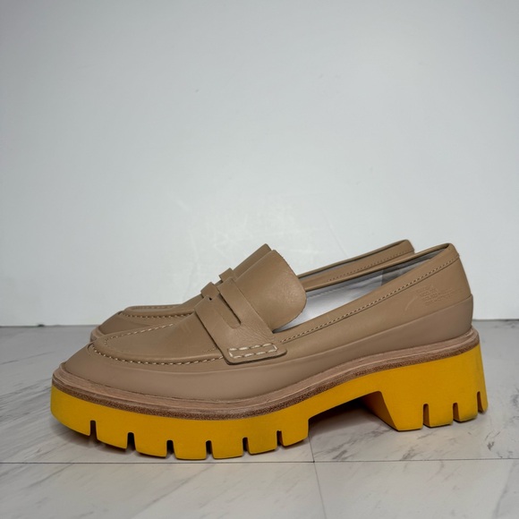 Oncept Seoul Oak Citrus Orange Lug Sole Loafer 8 1/2 - Picture 14 of 14